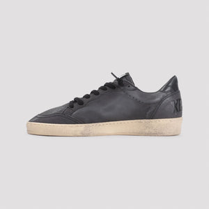 GOLDEN GOOSE Men’s Ball Star Grey Leather Sneakers