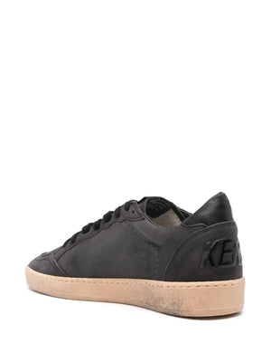 GOLDEN GOOSE Leather Panelled Design Round Toe Sneakers for Men