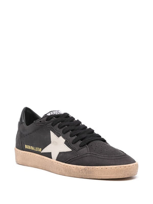 GOLDEN GOOSE Leather Panelled Design Round Toe Sneakers for Men