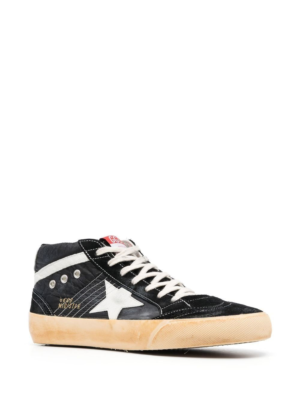 GOLDEN GOOSE Midstar Black Sneakers for Men- SS23 Collection