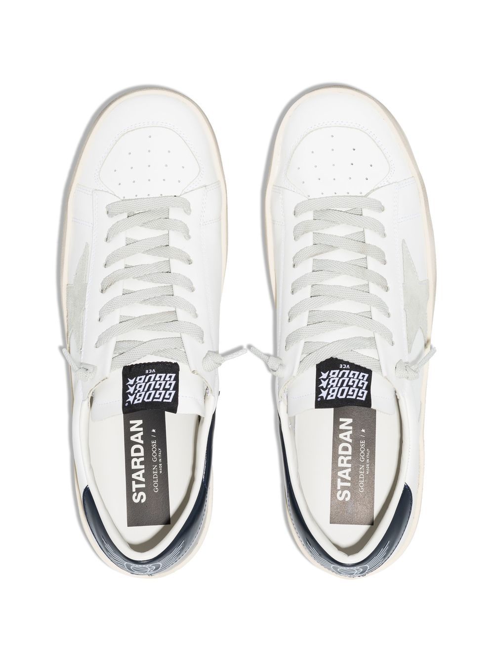 GOLDEN GOOSE White Stardan Sneaker for Men (SS24)