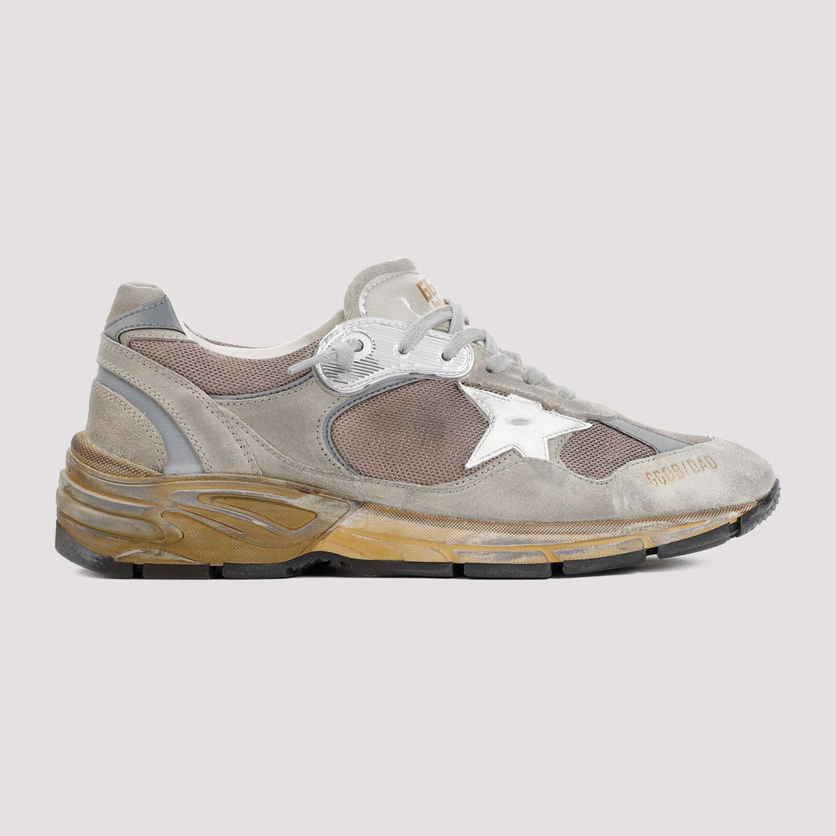 GOLDEN GOOSE Men's SS24 Nude & Neutrals Running Dad Sneakers