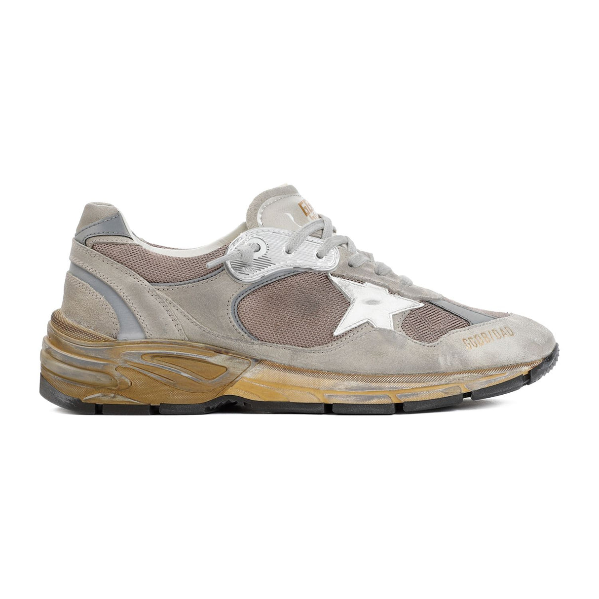 GOLDEN GOOSE Men's SS24 Nude & Neutrals Running Dad Sneakers