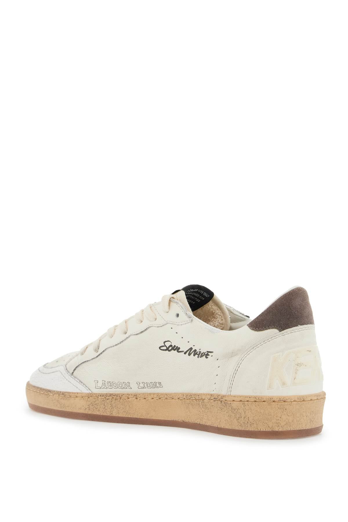 GOLDEN GOOSE Leather Ball Star Sneakers for Men