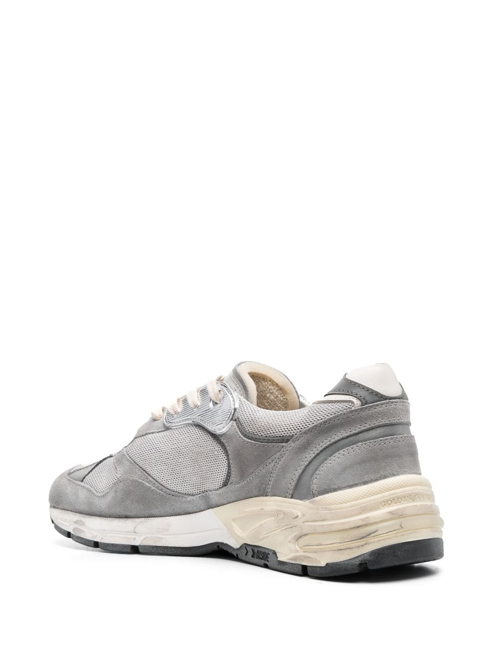 GOLDEN GOOSE Men's Gray Dad-Star Sneaker for SS24