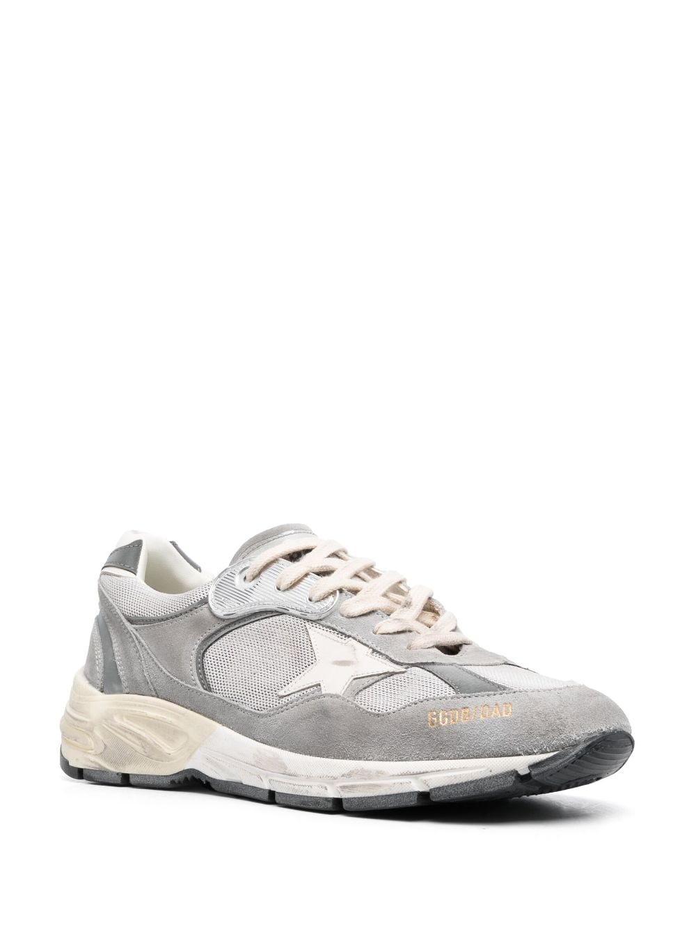 GOLDEN GOOSE Men's Gray Dad-Star Sneaker for SS24