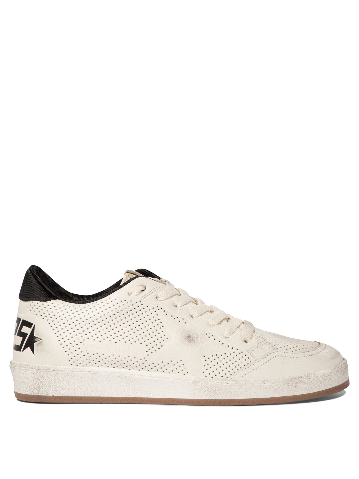 GOLDEN GOOSE Distressed Leather Superstar Sneakers for Men