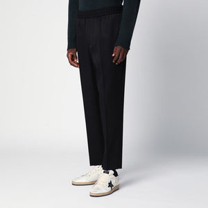 GOLDEN GOOSE Men's Black Wool Pants - Classic Fit