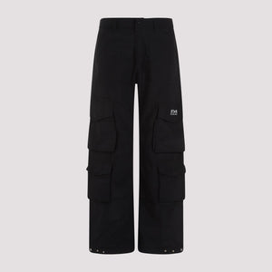 GOLDEN GOOSE Men's Ripstop Cargo Pants in Black