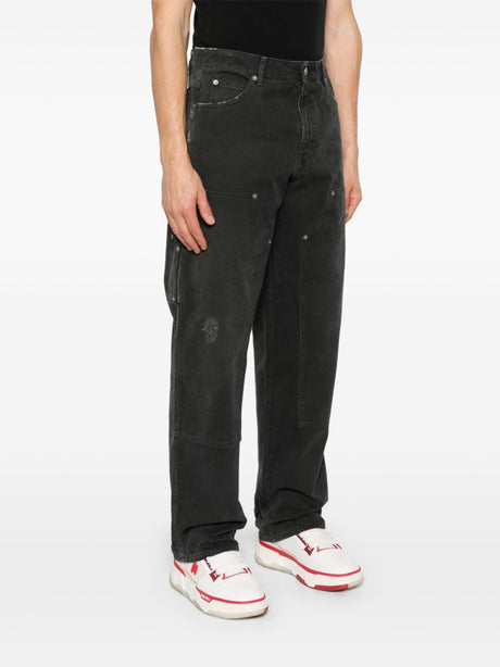 GOLDEN GOOSE Men's Distressed Denim Jeans