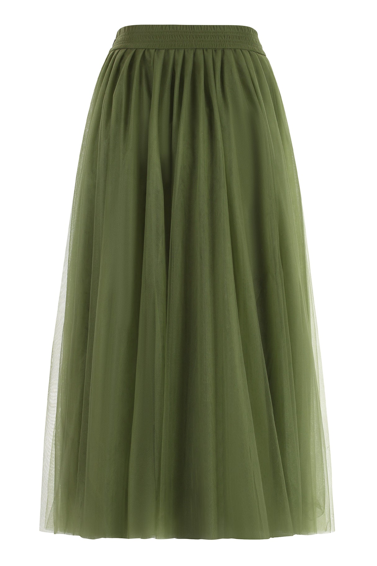 FABIANA FILIPPI Elegant Pleated Midi Tulle Skirt