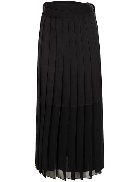 FABIANA FILIPPI Long Pleated Skirt for Women - Fall/Winter 2024