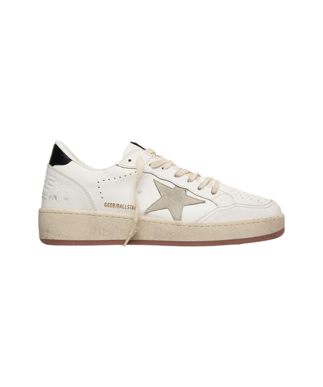 GOLDEN GOOSE Men's Distressed Leather Sneaker 'Ball Star'