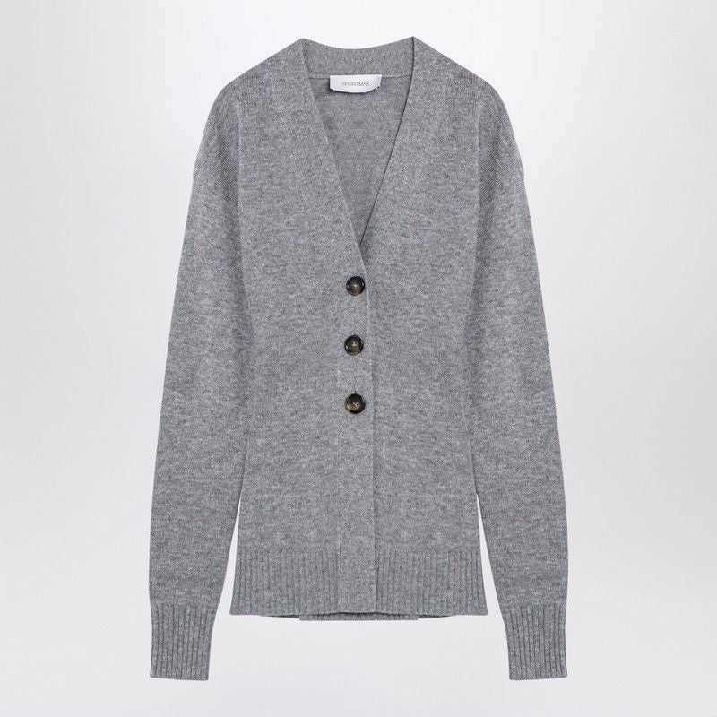 MAX MARA SPORTMAX Cozy Wool and Cashmere Cardigan for Women - FW24