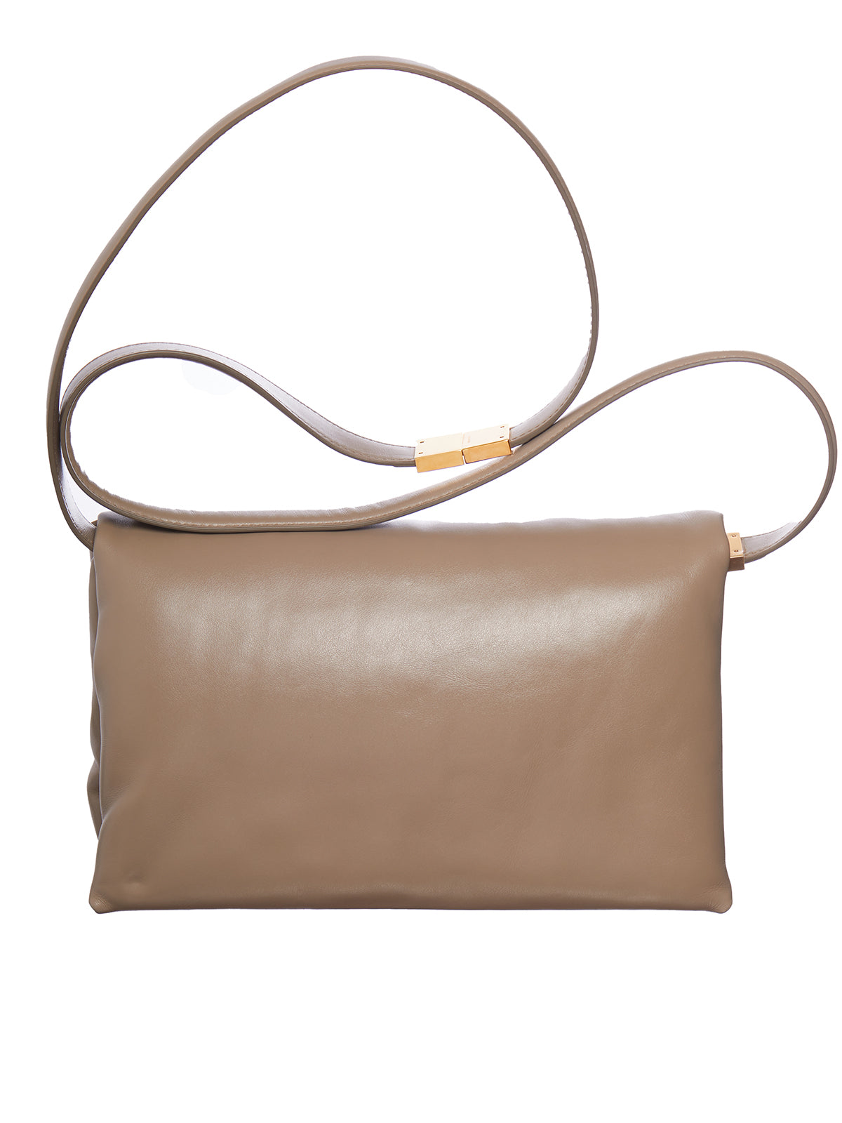 MARNI Beige Leather Clutch for Women - Carry All Your Essentials in Style!