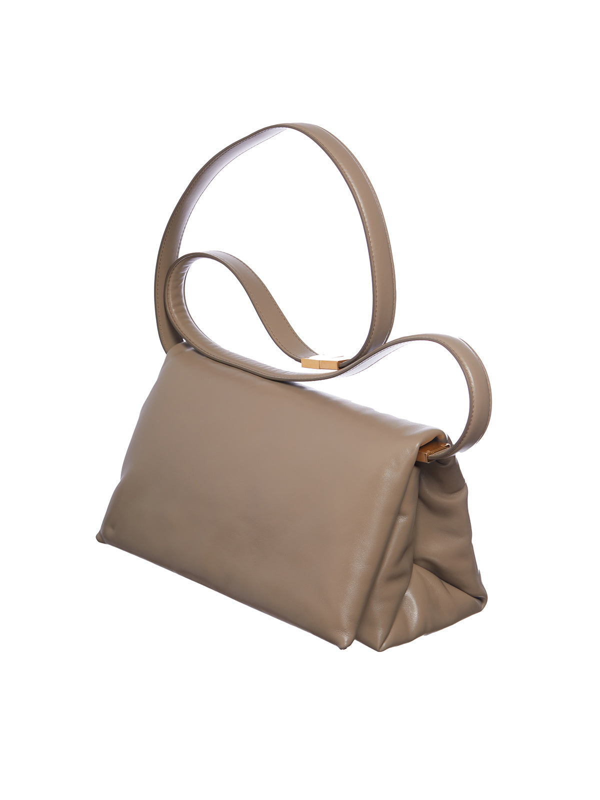 MARNI Beige Leather Clutch for Women - Carry All Your Essentials in Style!