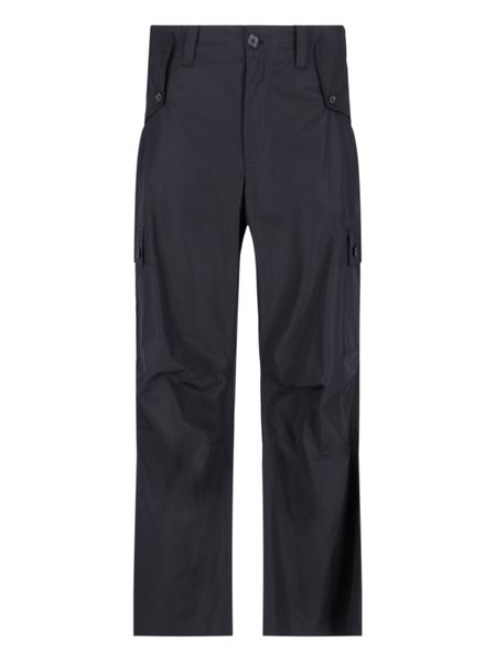 DOLCE & GABBANA Men's Black Cotton Cargo Trousers for FW23