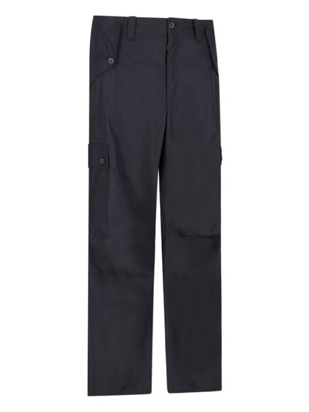 DOLCE & GABBANA Men's Black Cotton Cargo Trousers for FW23