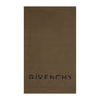 GIVENCHY Green Wool and Cashmere Men's Scarf for FW23