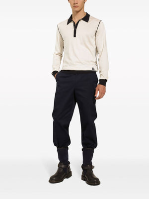 DOLCE & GABBANA Navy Logo Label Skinny Pants for Men