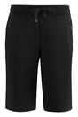 DOLCE & GABBANA Men's Cotton Bermuda Shorts with Side and Back Pockets - Black