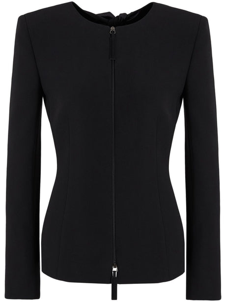 GIORGIO ARMANI Silk Women's Jacket with Unique Back Detail