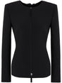 GIORGIO ARMANI Silk Women's Jacket with Unique Back Detail