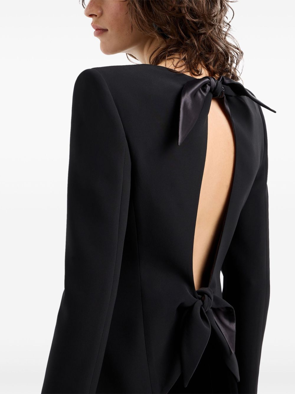 GIORGIO ARMANI Silk Women's Jacket with Unique Back Detail