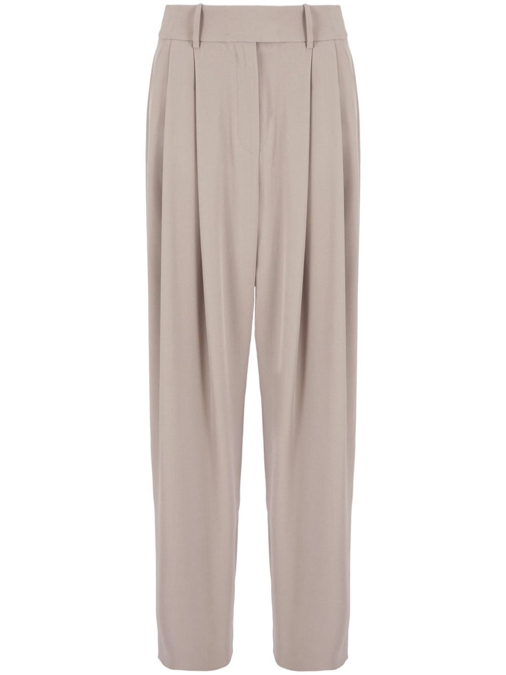 GIORGIO ARMANI Elegantly Tailored Double Pence Pants for Women