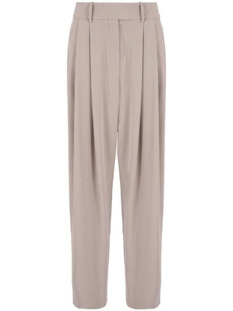 GIORGIO ARMANI Elegantly Tailored Double Pence Pants for Women