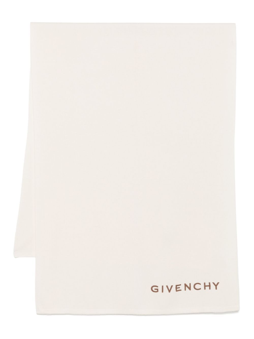 GIVENCHY Embroidered Wool Scarf