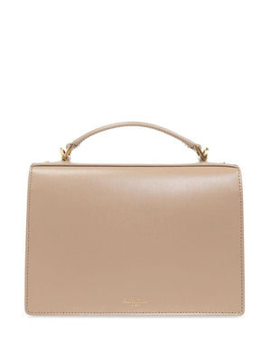 GOLDEN GOOSE Cappuccino Luxe Leather Mini Handbag