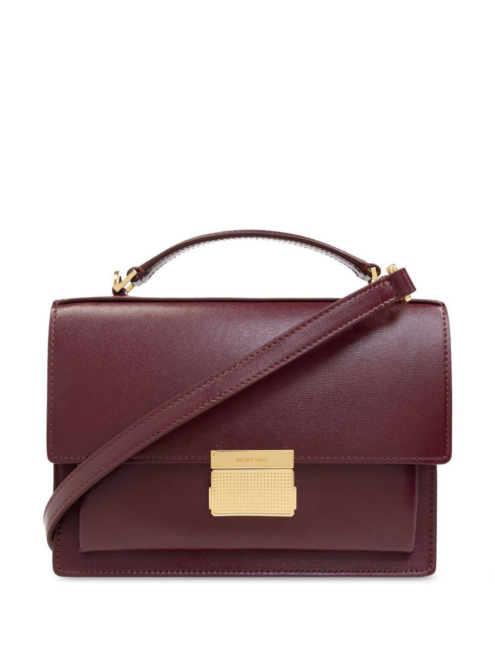 GOLDEN GOOSE Burgundy Leather Handbag for Women - FW24 Collection