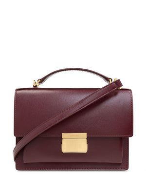 GOLDEN GOOSE Burgundy Leather Handbag for Women - FW24 Collection