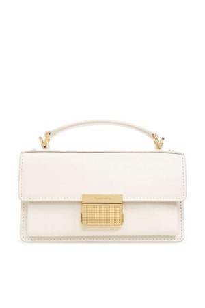 GOLDEN GOOSE Elegant Mini Crossbody in White Leather