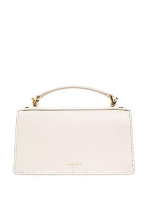 GOLDEN GOOSE Women's Beige Venezia Small Leather Handbag for FW24