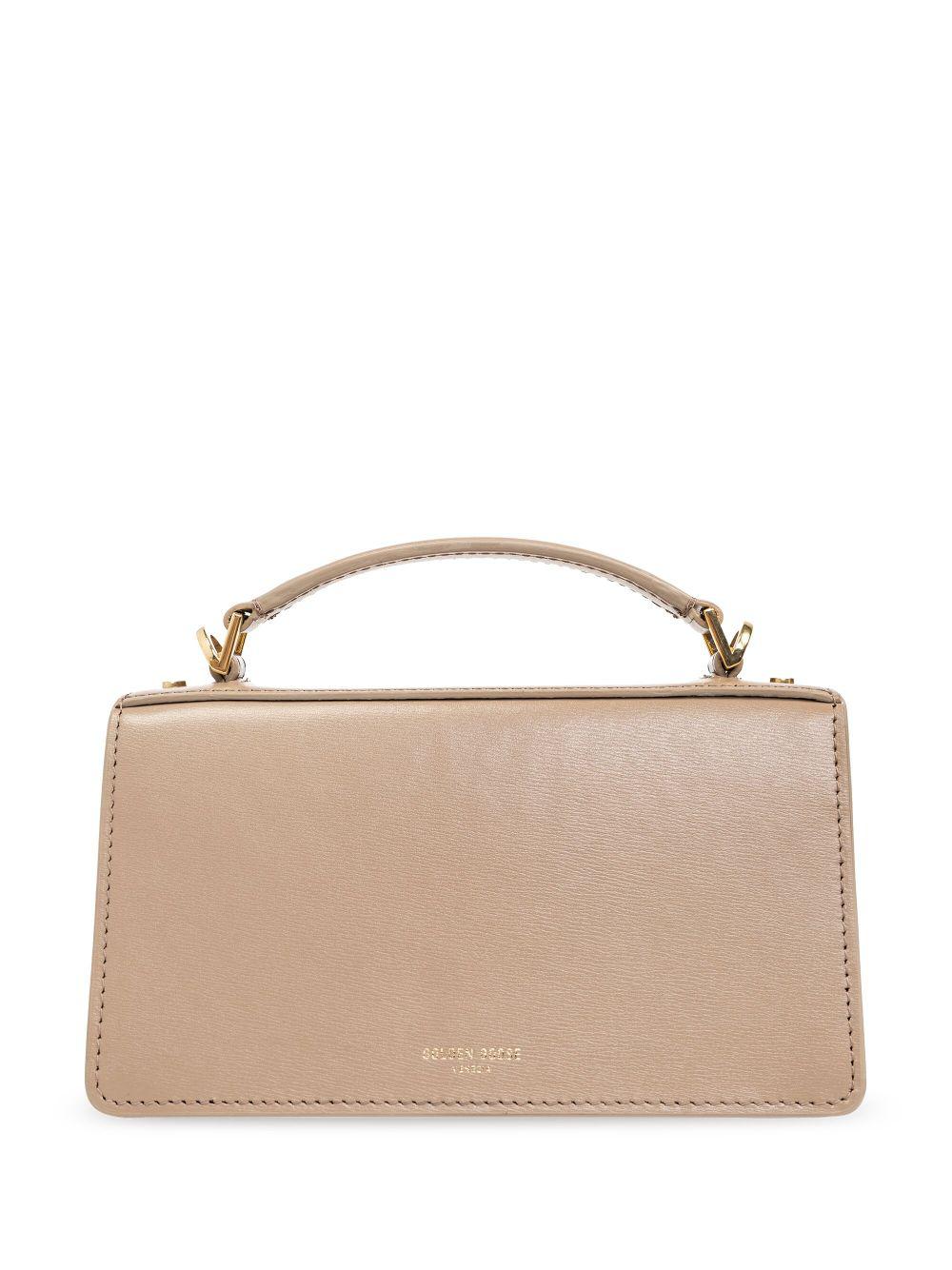 GOLDEN GOOSE Tan Venezia Small Leather Handbag for Women FW24