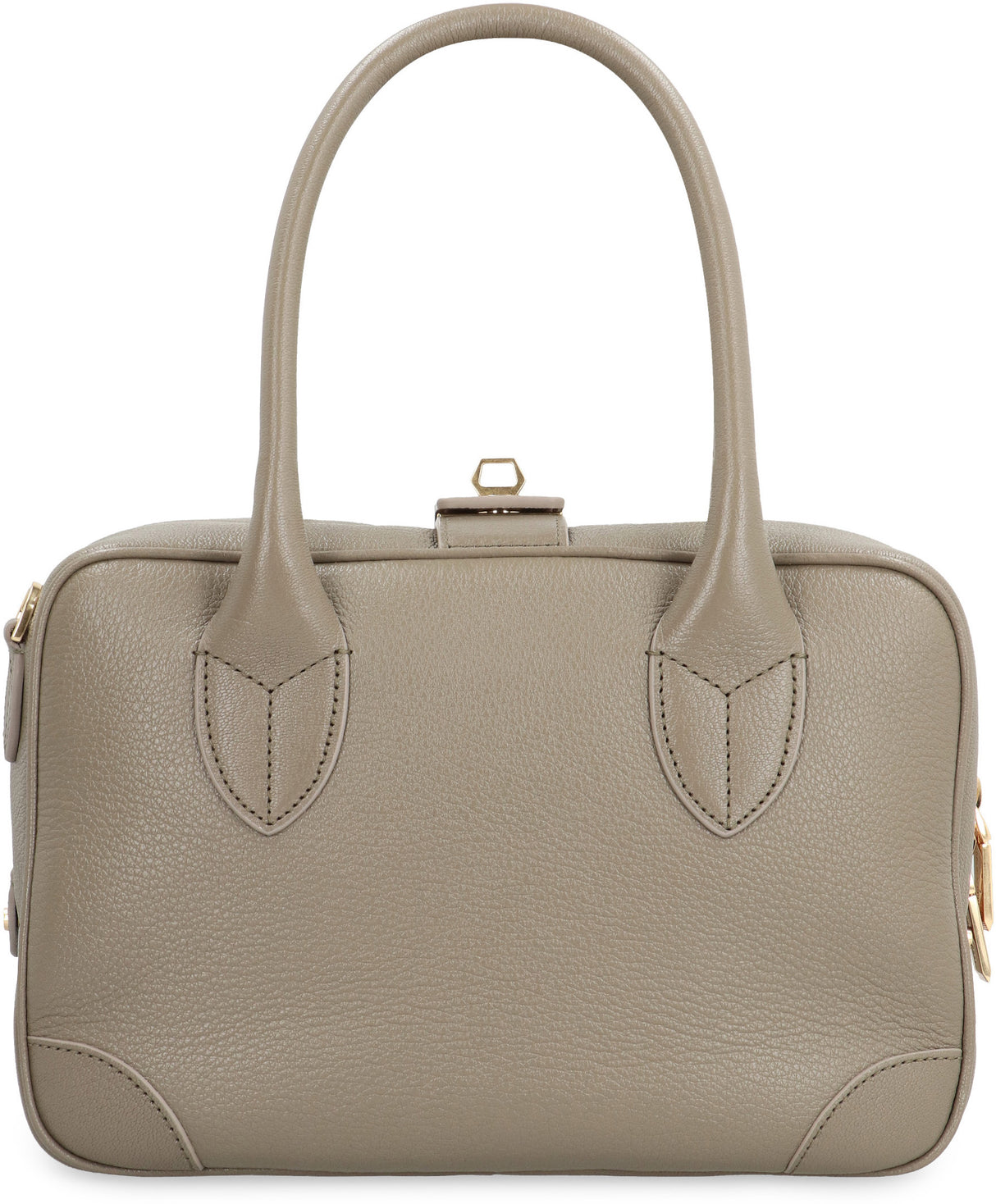 GOLDEN GOOSE Elegant Mini Vita Leather Handbag 25x18x10cm