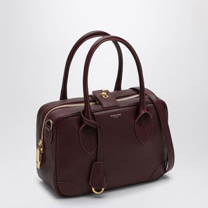 GOLDEN GOOSE Chic Burgundy Vita Mini Handbag with Gold Logo