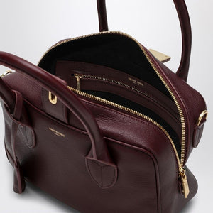 GOLDEN GOOSE Elegant Burgundy Leather Mini Handbag