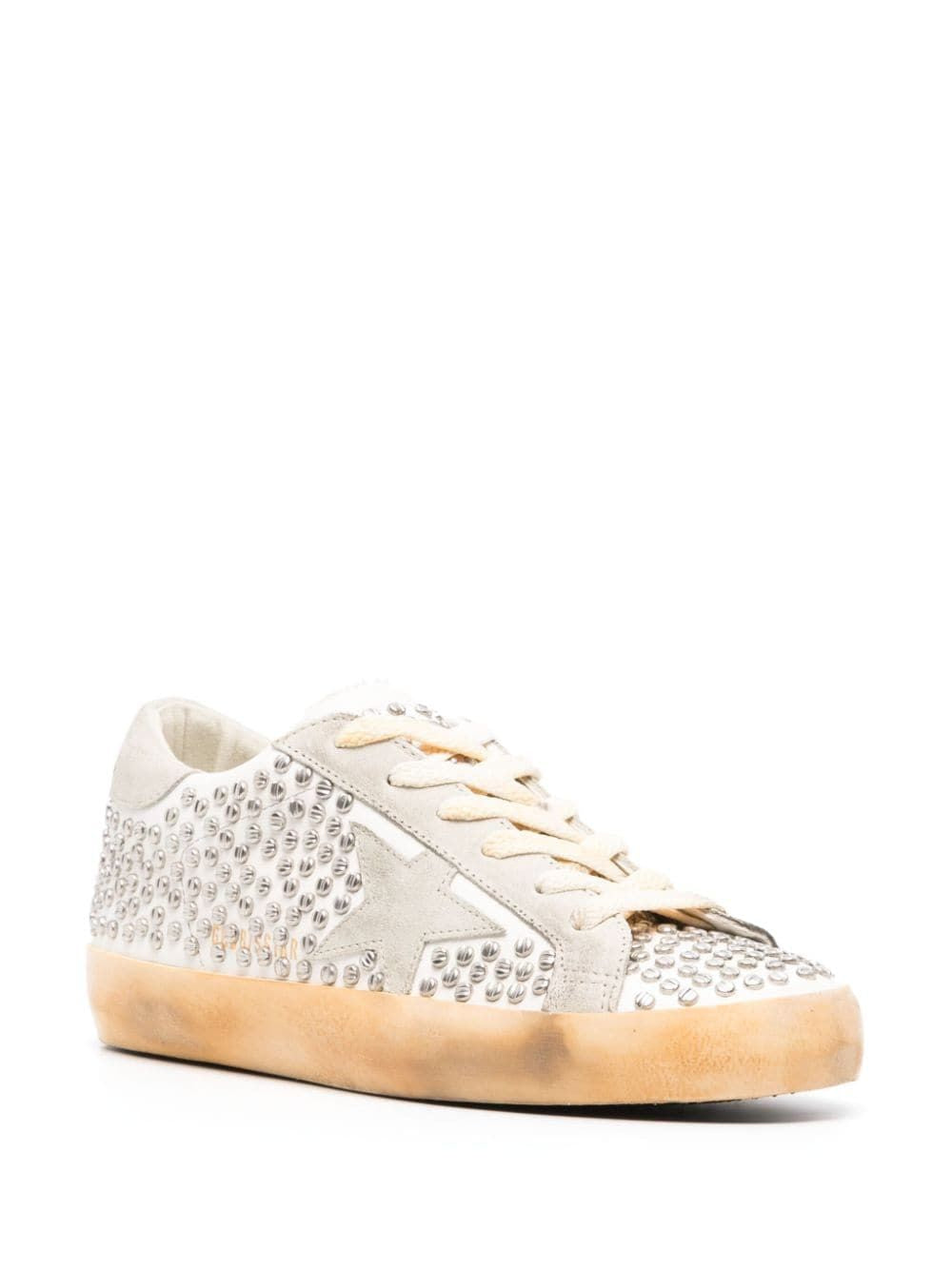 GOLDEN GOOSE Premium White Ice Women's Superstar Sneakers for Fall/Winter '24