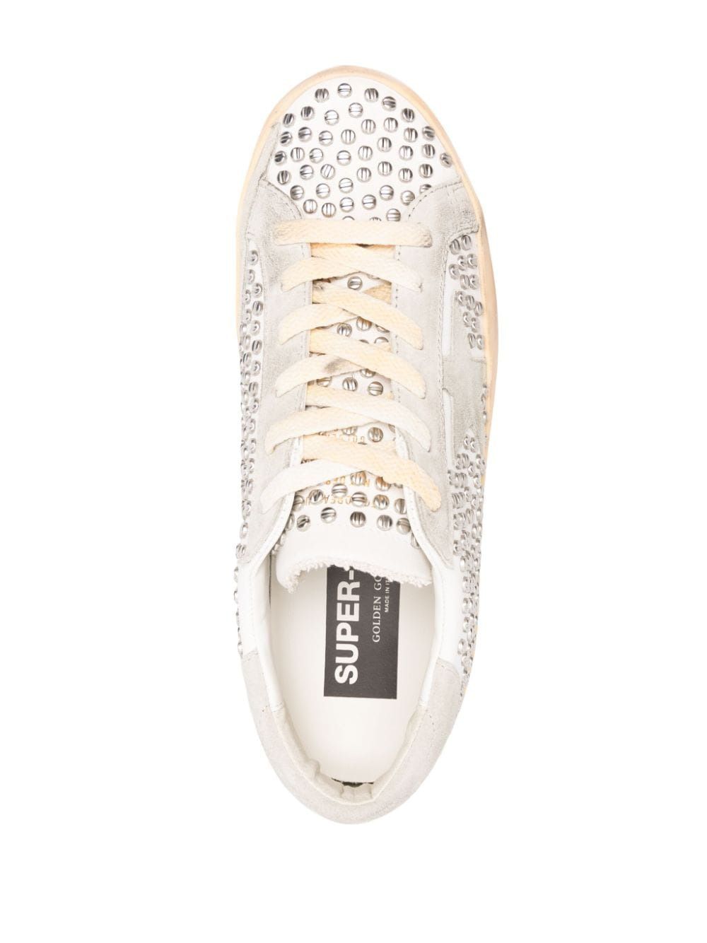 GOLDEN GOOSE Premium White Ice Women's Superstar Sneakers for Fall/Winter '24