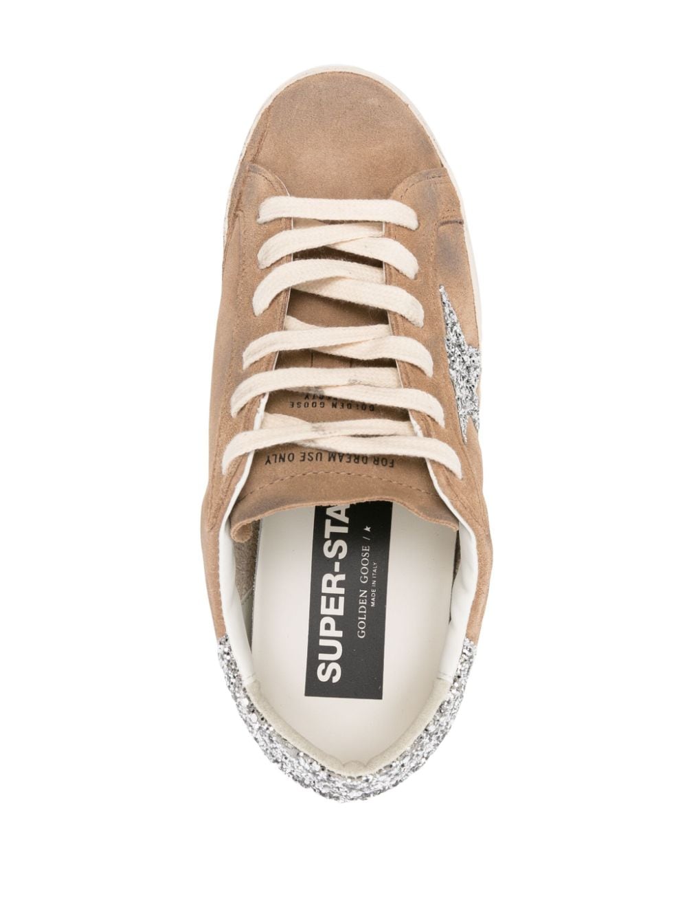 GOLDEN GOOSE Silver Superstar Sneakers for Women