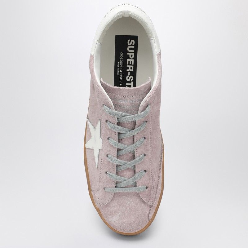 GOLDEN GOOSE Super-Star Pink Suede Women's Sneakers