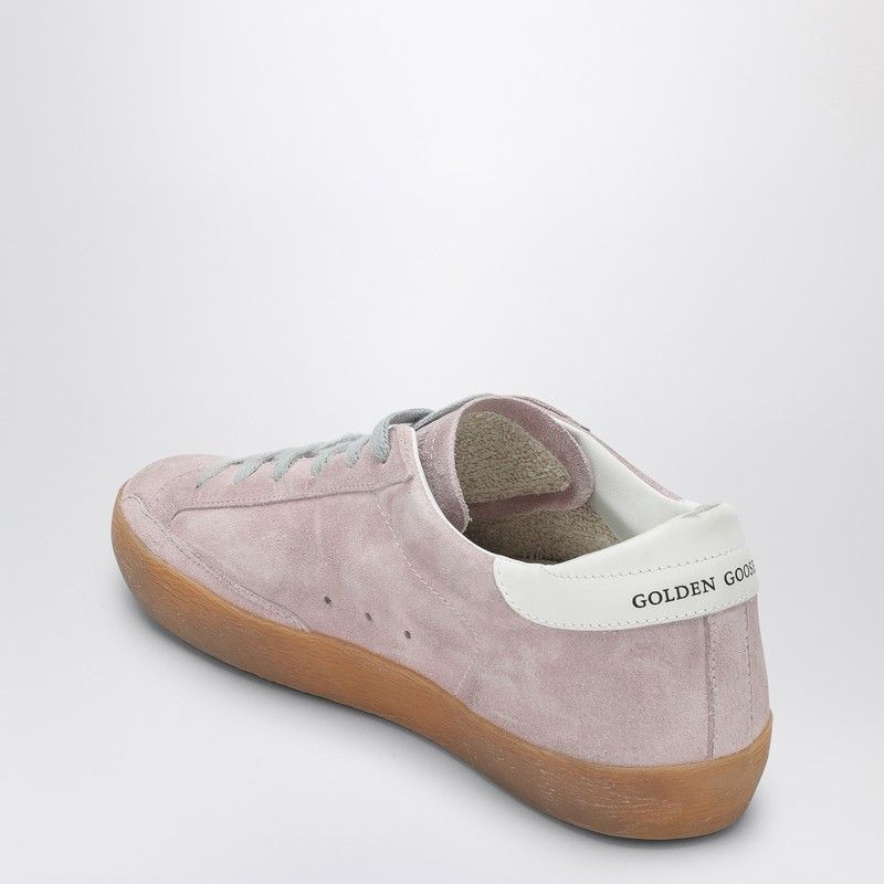 GOLDEN GOOSE Super-Star Pink Suede Women's Sneakers