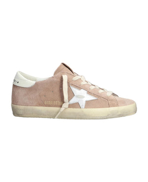 GOLDEN GOOSE Giày thể thao siêu phong cách màu hồng, bạc và trắng