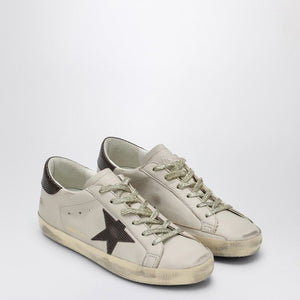 GOLDEN GOOSE Star Detail Sneakers with Snakeskin Accents