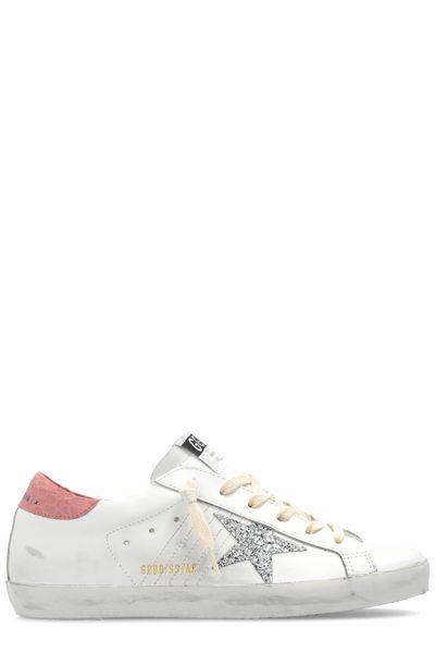 GOLDEN GOOSE Super Star White Leather Sneakers