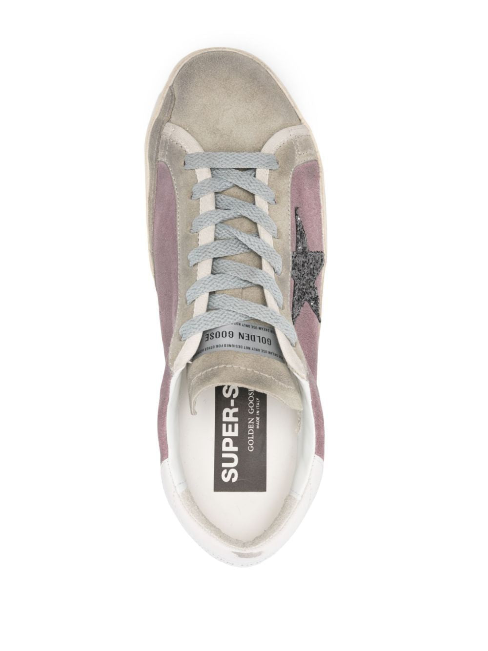 GOLDEN GOOSE Super Star Sneaker - Mauve Gray Star