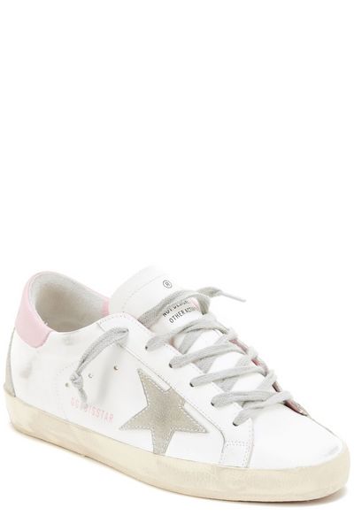 GOLDEN GOOSE Giày Thể Thao Nữ Super-Star Low-Top Màu Trắng 2024